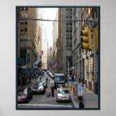 New York Street Scene Poster (Voorkant)