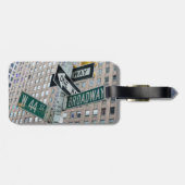 New York Street Signs - Bagagelabel (Achterkant horizontaal)