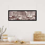 New York Streets Foto 1902 Poster (Keuken)