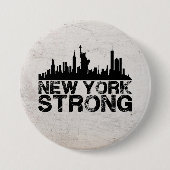 New York Strong Ronde Button 7,6 Cm (Voorkant)