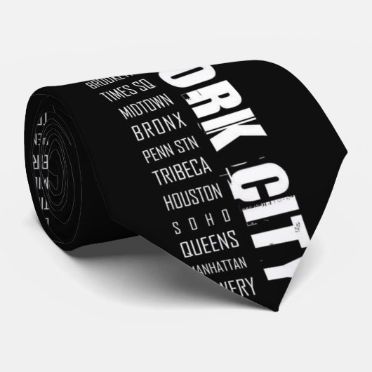 New York Stropdas (Opgerold)