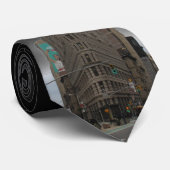 New York Stropdas NY City Flatiron Souvenir Neckti (Opgerold)