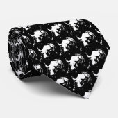 New York Stropdas NYC Bull Statue Souvenir Necktie (Opgerold)