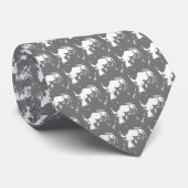 New York Stropdas NYC Bull Statue Souvenir Necktie (Opgerold)