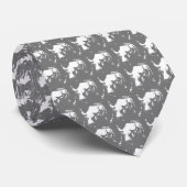 New York Stropdas NYC Bull Statue Souvenir Necktie (Opgerold)