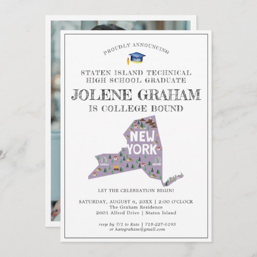 New York | Studieacademie (Voorkant / Achterkant)