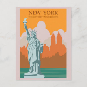 New York  Style Travel Briefkaart