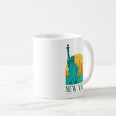 New York Stylish Skyline Koffiemok (Voorkant rechts)