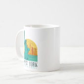 New York Stylish Skyline Koffiemok (Voorkant links)