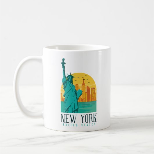 New York Stylish Skyline Koffiemok (Links)