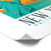 New York Stylish Skyline Poster (Hoek)