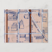 NEW YORK SUBWAY MAP, 1940 2 BRIEFKAART (Voorkant)