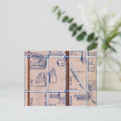 NEW YORK SUBWAY MAP, 1940 2 BRIEFKAART (Staand voorkant)