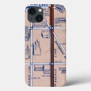 NEW YORK SUBWAY MAP, 1940 2 iPhone 13 HOESJE