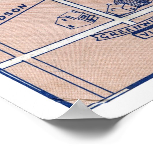 NEW YORK SUBWAY MAP, 1940 2 POSTER (Hoek)