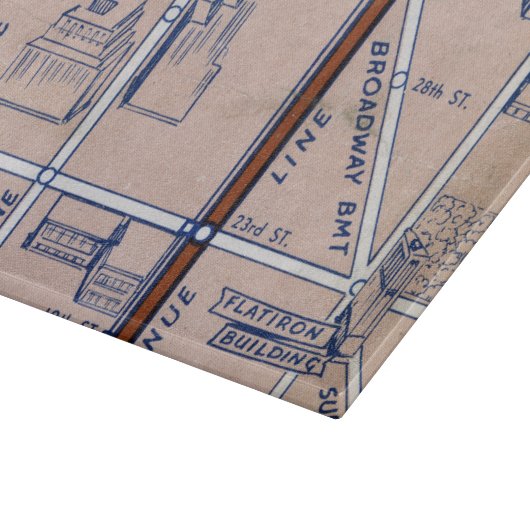 NEW YORK SUBWAY MAP, 1940 2 SNIJPLANK (Hoek)
