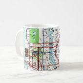 New York: Subway Map, 1940 Koffiemok (Voorkant links)