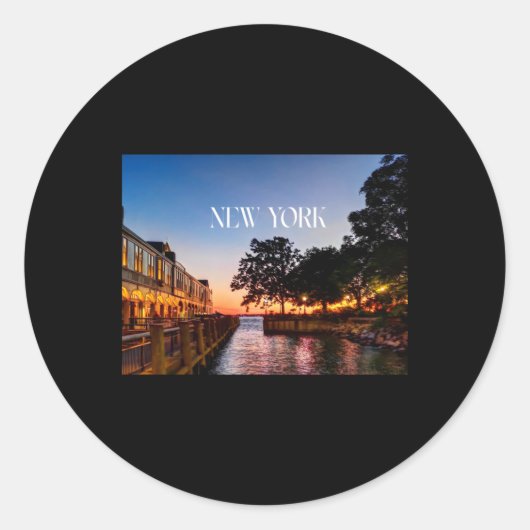 New York Summer Nights Sticker (Voorkant)