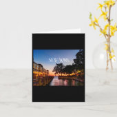 New York Summer Nights Sticker Kaart (Gele Bloem)