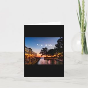 New York Summer Nights Sticker Kaart
