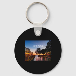 New York Summer Nights Sticker Sleutelhanger