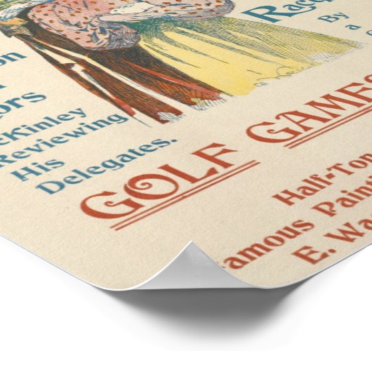  New York Sunday Herald Hoesje Poster (Hoek)