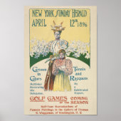  New York Sunday Herald Hoesje Poster (Voorkant)