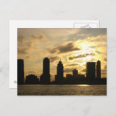 New York Sunset Briefkaart (Voorkant / Achterkant)