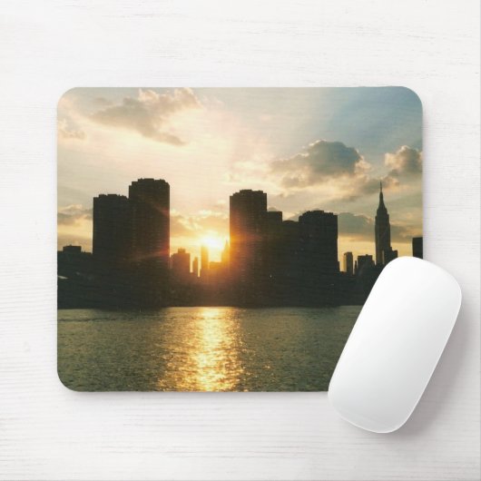 New York Sunset Muismat (Met muis)