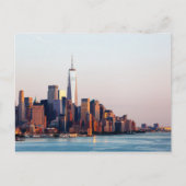 New York Sunset Skyline Uitzicht of World Trade Ce Briefkaart (Voorkant)