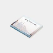 New York Sunset Skyline Uitzicht of World Trade Ce Post-it® Notes (Schuin)