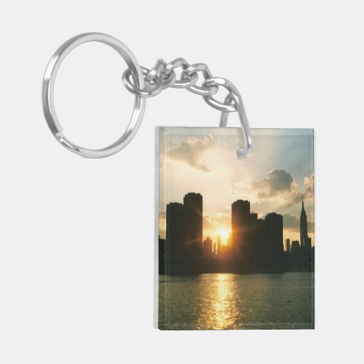 New York Sunset Sleutelhanger (Voorkant Links)