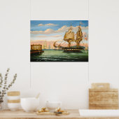 New York Sunset - Thomas Chambers Fine Art Poster (Keuken)