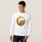 New York Sweatshirt NYC Bull Souvenir Shirt (Voorkant volledig)