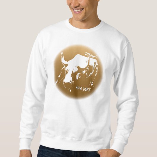 New York Sweatshirt NYC Bull Souvenir Shirt (Voorkant)