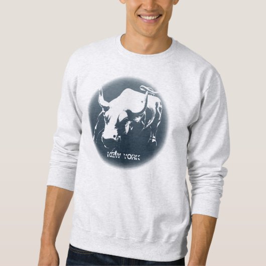 New York Sweatshirt NYC Bull Souvenir Shirt (Voorkant)
