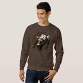 New York Sweatshirt NYC Bull Souvenir Shirt (Voorkant volledig)