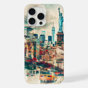 New-York Symfonie: Standbeeld van de Vrijheid & Ge iPhone 15 Pro Max Case