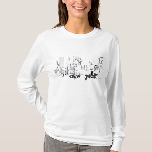 new york t-shirt (Voorkant)