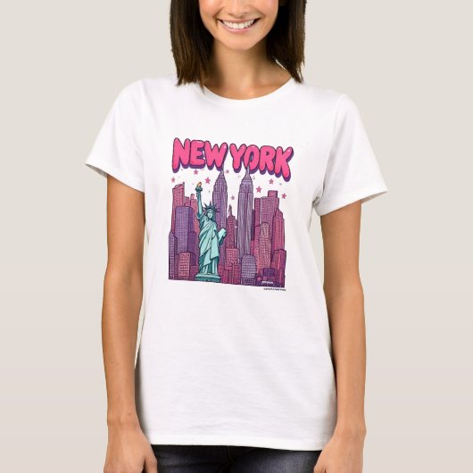 new york t-shirt (Voorkant)