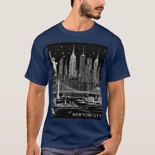 new york t-shirt (Voorkant)
