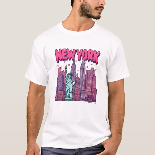 new york t-shirt (Voorkant)