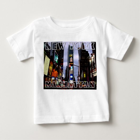 New York T-shirt Baby's Custom NY Souvenir Shirt (Voorkant)