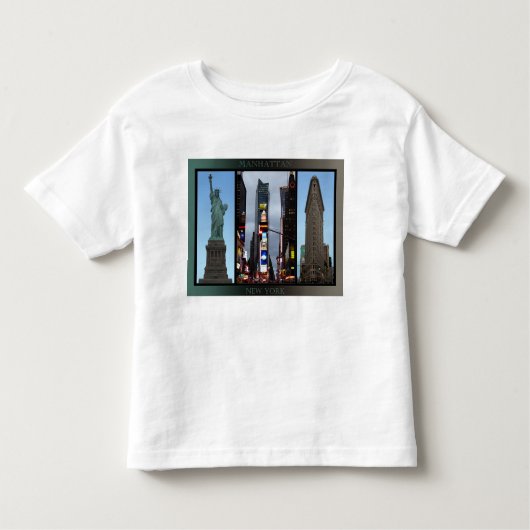New York T-shirt Custom Baby NY Souvenir Shirt (Voorkant)