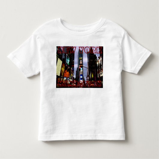 New York T-shirt Custom Baby NY Souvenir Shirt (Voorkant)