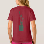 New York T-Shirt Kind Vrijheidsbeeld Biologisch (Achterkant)