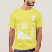 New York T-Shirt Mannen Statue of Liberty Organic (Voorkant)