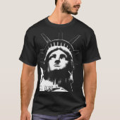 New York T-Shirt Mannen Statue of Liberty Organic (Voorkant)