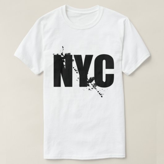 New York T-Shirt, NYC T-Shirt, NY city T-Shirt (Design voorkant)