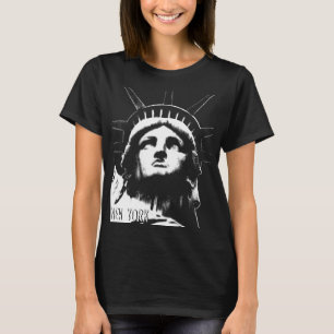 New York T-Shirt Women's Statue of Liberty Organic